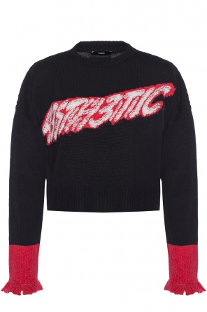 Raw-trimmed cropped sweater, zdjęcie 1 Raw-trimmed cropped sweater od Diesel